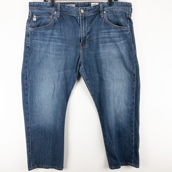 Men’s 38x25 USA Made AG Adriano Goldschmied The Graduate Jeans Tailored Leg - Picture 6 of 13